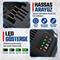 WORKPRO WP396006 20Volt 4.5A/Saat Li-ion Profesyonel Hızlı Akü Şarj Cihazı