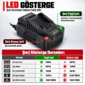 WORKPRO WP396006 20Volt 4.5A/Saat Li-ion Profesyonel Hızlı Akü Şarj Cihazı