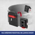 WORKPRO WP281079 Smart Clip Bel Tipi Alet Çantası Hızlı Tak-Çıkar Kemer Klipsi + Çanta Bağlantı Adaptörü
