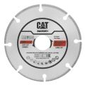 CAT DA09051 115mm Profesyonel Çelik, İnox, Demir Elmas Metal Kesme Diski (Soketli, Aralıklı Kenar)