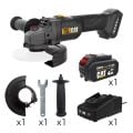 CAT DX3130 18Volt/4.0Ah 125mm Tek Akülü Kömürsüz Profesyonel Avuç Taşlama