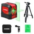 KOBB KBL91GTP 30 Metre Profesyonel Yatay ve Dikey Otomatik Hizalamalı Yeşil Çapraz Çizgi Lazer Distomat + Tripod