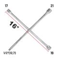 WORKPRO WP314006 17 19 21 1/2’’ Cr-V 400mm 4 Kollu Profesyonel Bijon Anahtarı