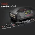 Lokithor APARTX1500 12V 1500Amp Li-Polimer Akıllı Akü Takviye + Pompa + Powerbank + Led Lamba