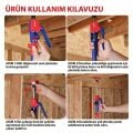 WORKPRO WP289036 47-75cm 70Kg Teleskobik Mandallı Ayarlanabilir 2’Li Çelik Destek Direği + Taşıma Çantası