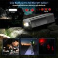 KOBB KB412 Li-ion Şarjlı 150 PSI Dijital Göstergeli Akıllı Lastik Şişirme Pompası+ Powerbank + SOS + Led Lamba