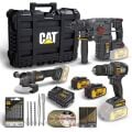 CAT DXK302 DX1010 + DX2150 + DX3131 3 Parça Kombo Set + 39 Parça Aksesuar Seti