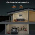 KOBB KB301 12Volt 220Volt 150 PSI Ayarlanabilir Dijital Basınç Göstergeli Lastik ve Yatak Şişirme Pompası