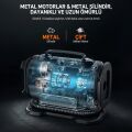 KOBB KB301 12Volt 220Volt 150 PSI Ayarlanabilir Dijital Basınç Göstergeli Lastik ve Yatak Şişirme Pompası