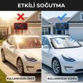 Michelin MC3000 130x70cm Universal Balonlu Premium Ön Cam Güneşliği
