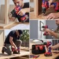 WORKPRO WP390022 20Volt 2.0Ah Li-ion 65Nm. Çift Akülü Kömürsüz Profesyonel Şarjlı Matkap