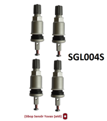 TPMS-4S Lastik Basınç Sensör Sibop (Sensör Hariç)