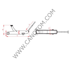 BAŞARAN Kısa-Normal 15 Ton Hidrolik Garaj Krikosu