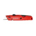 WORKPRO WP213009 Ağır Hizmet Alüminyum Gövde Geri Çekilebilir Rötuş Maket Bıçağı + 5 Adet Yedek Bıçak