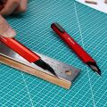 WORKPRO WP212020 9MM Alüminyum Kasa Cep Askılı Maket Bıçağı (KIRMIZI)